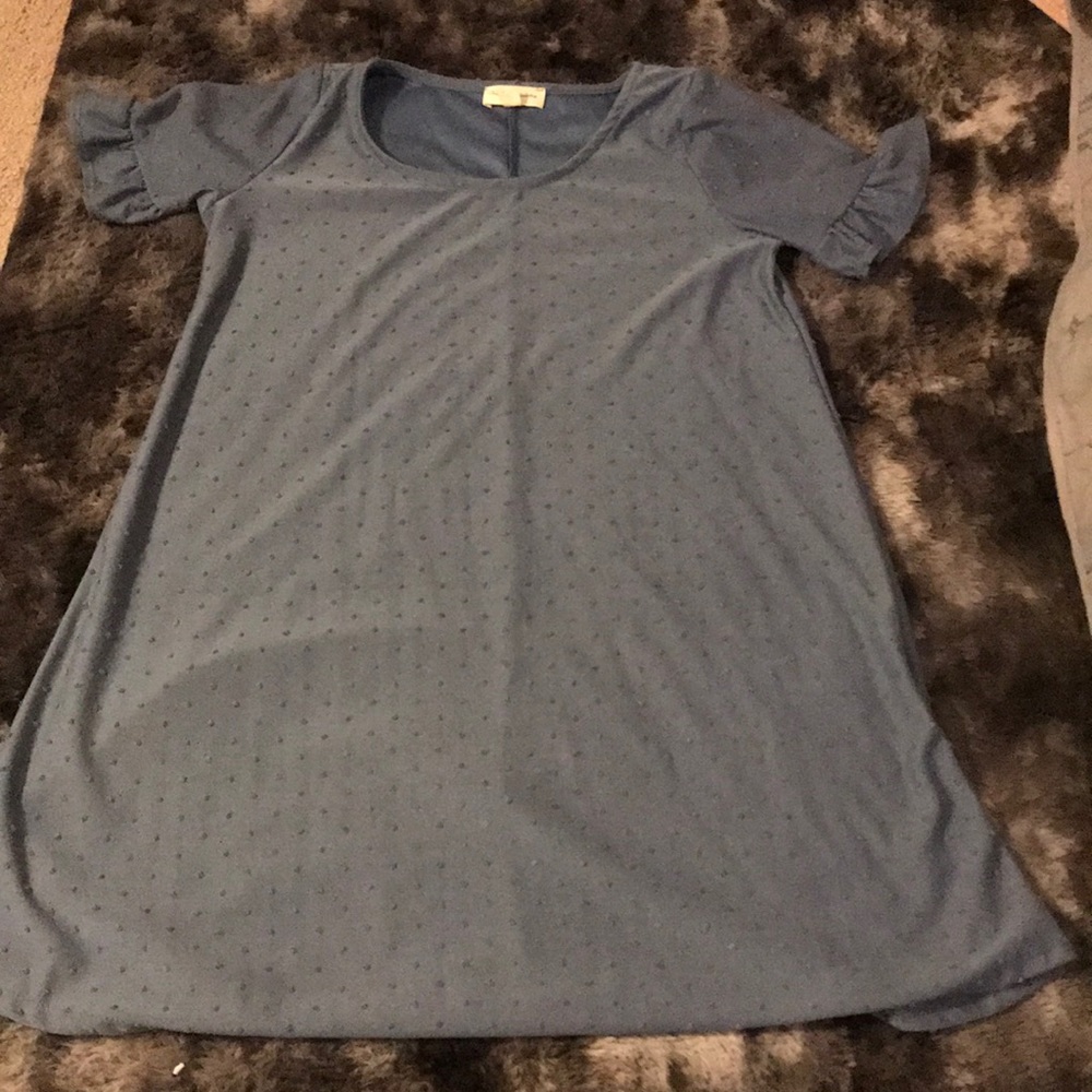 Very simple but cute blue dress